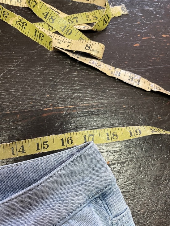 Halara Flex Asymmetric Low Rise Wide Leg Jeans Light Wash Blue Size Large. - Picture 12 of 12